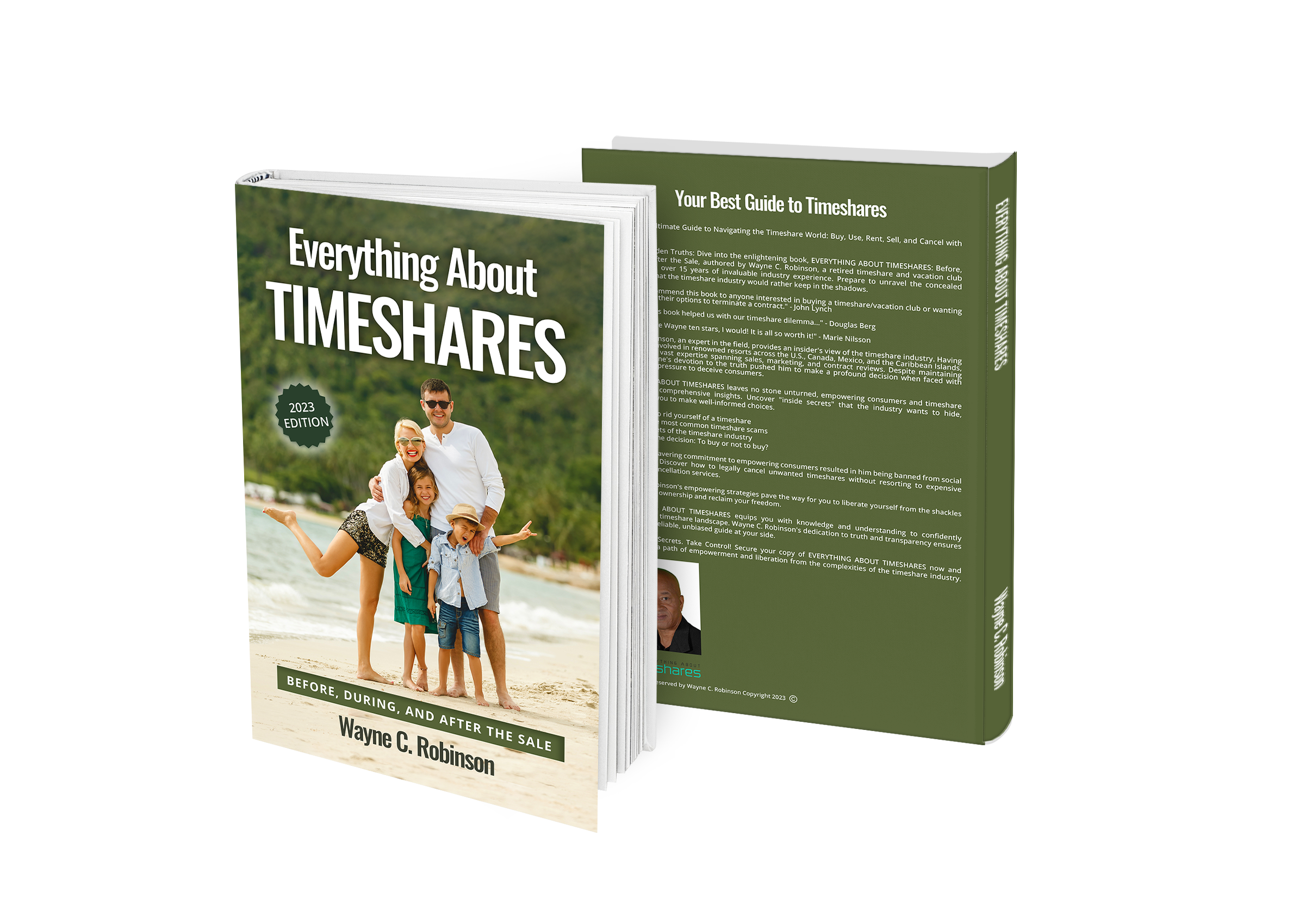 mockup of book everything about timeshares