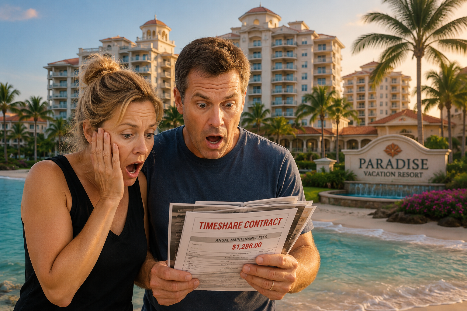 Couple shocked after discovering hidden truths about the timeshare industry