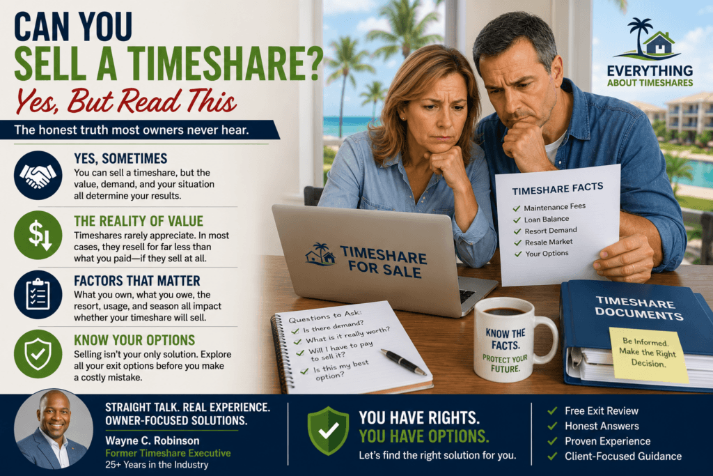 can you sell a timeshare