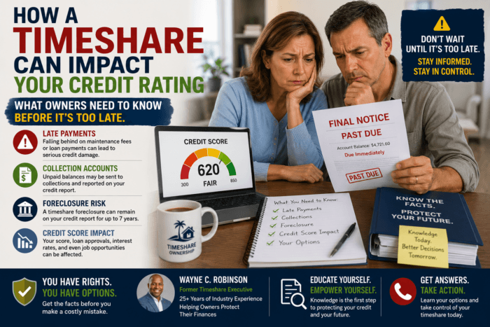 timeshare impact credit rating