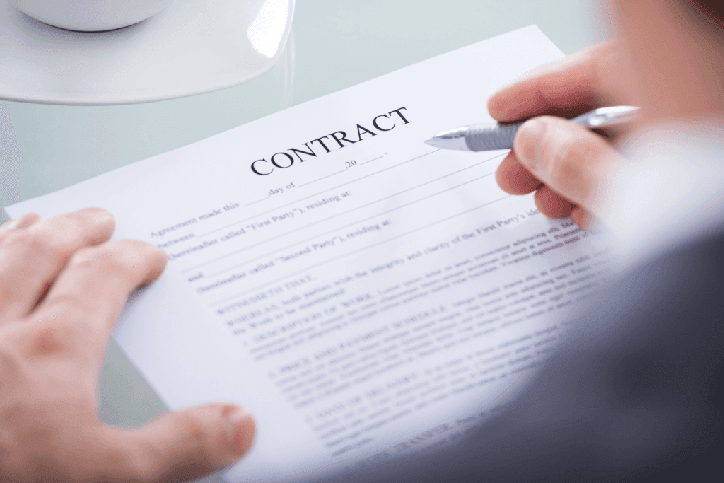 signing contract