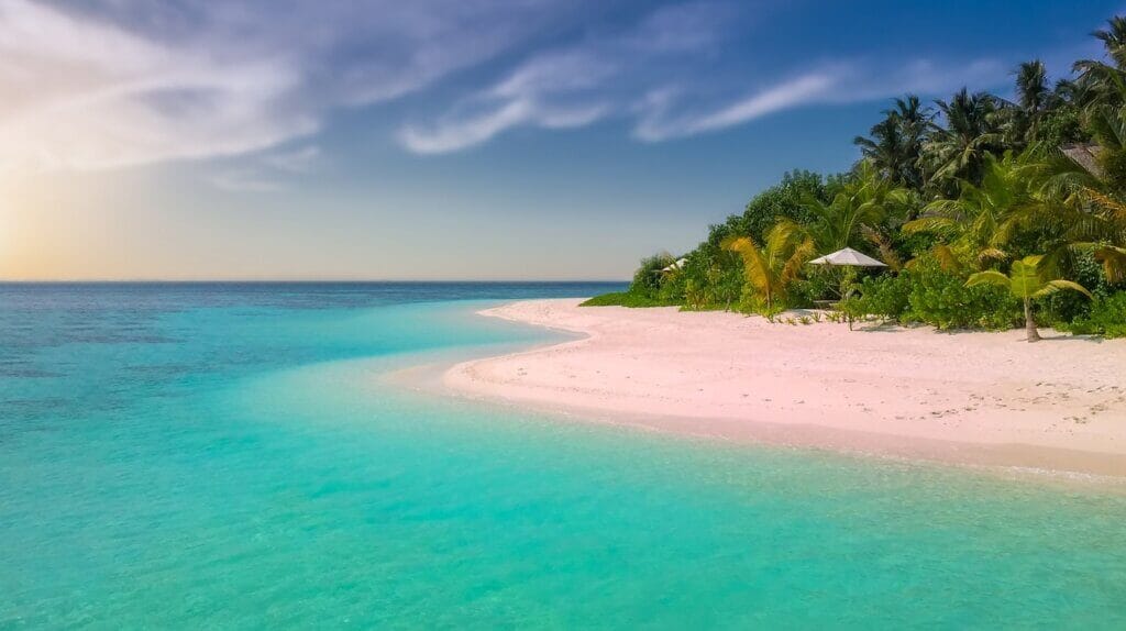 Club Wyndham review - beach, paradise, island, palm trees, ocean, romantic, 