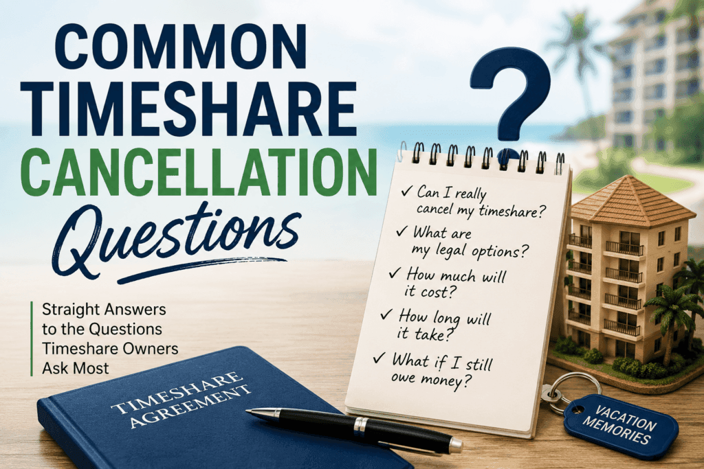 common timeshare cancellation questions