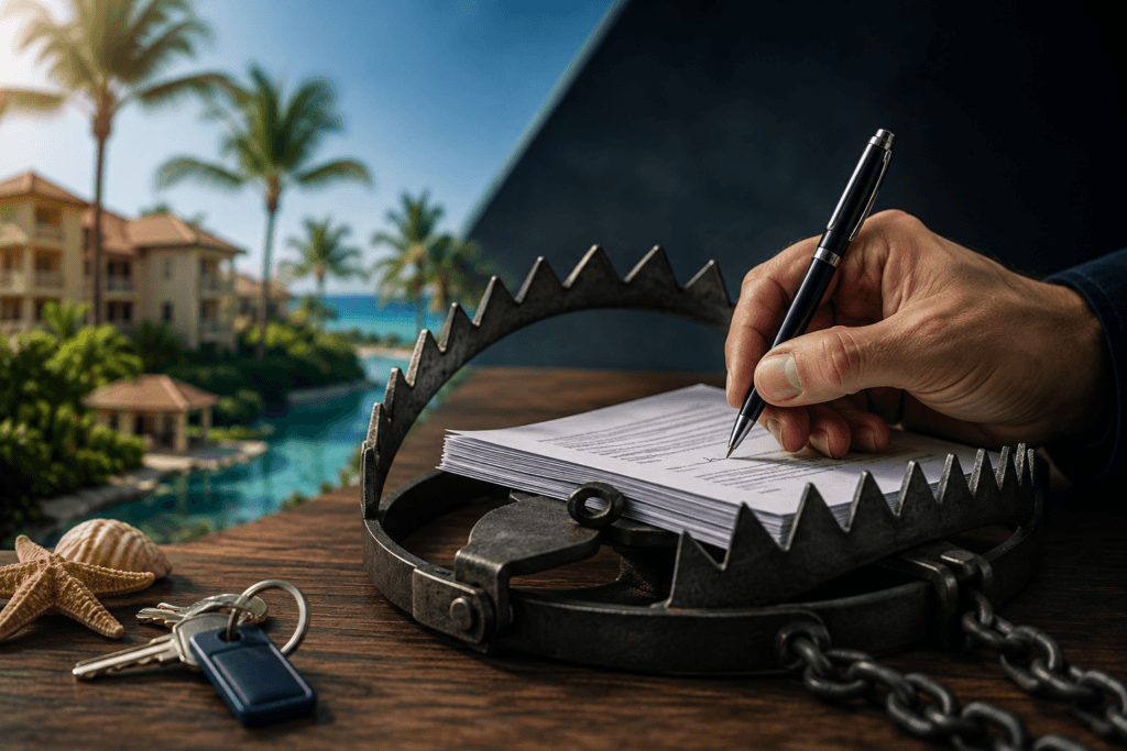 hand signing contract.
